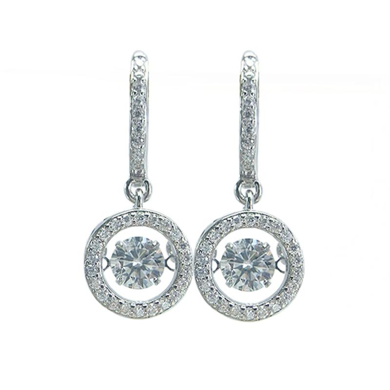 【248】925 Sterling Silver Synthetic Moissanite EARRINGS