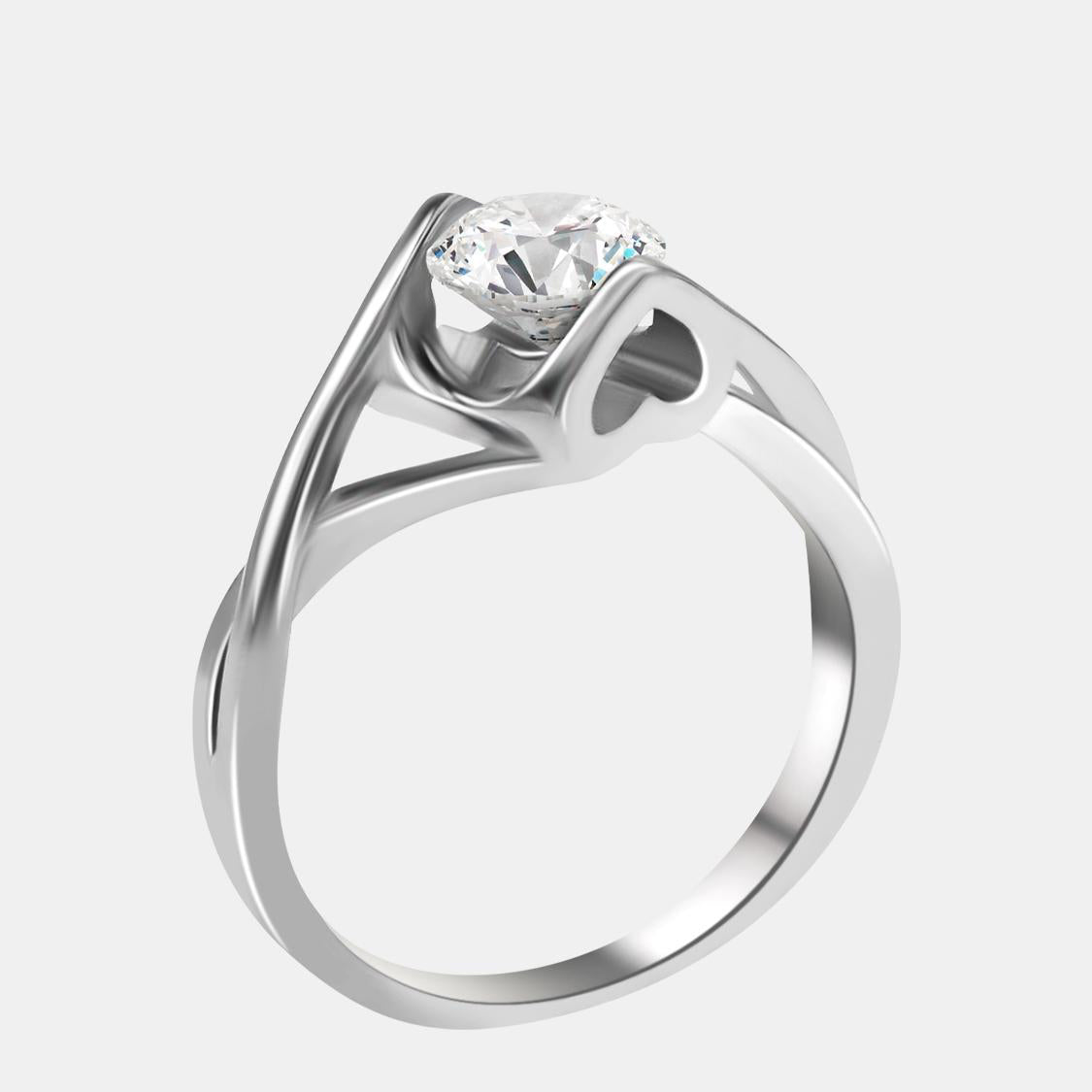 【840】Infinite Charm Synthetic Moissanite Ring