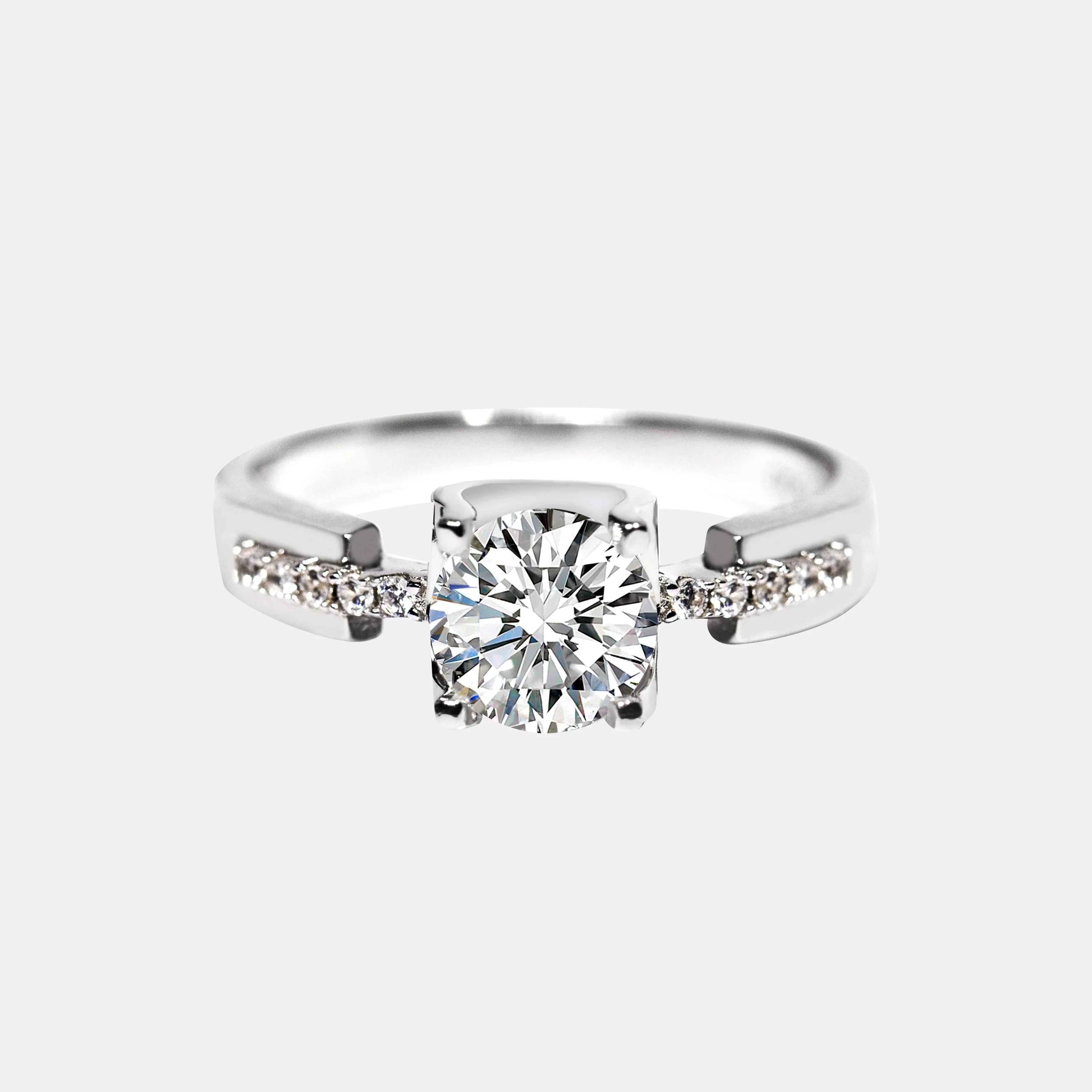 【9】Hera Synthetic Moissanite Ring