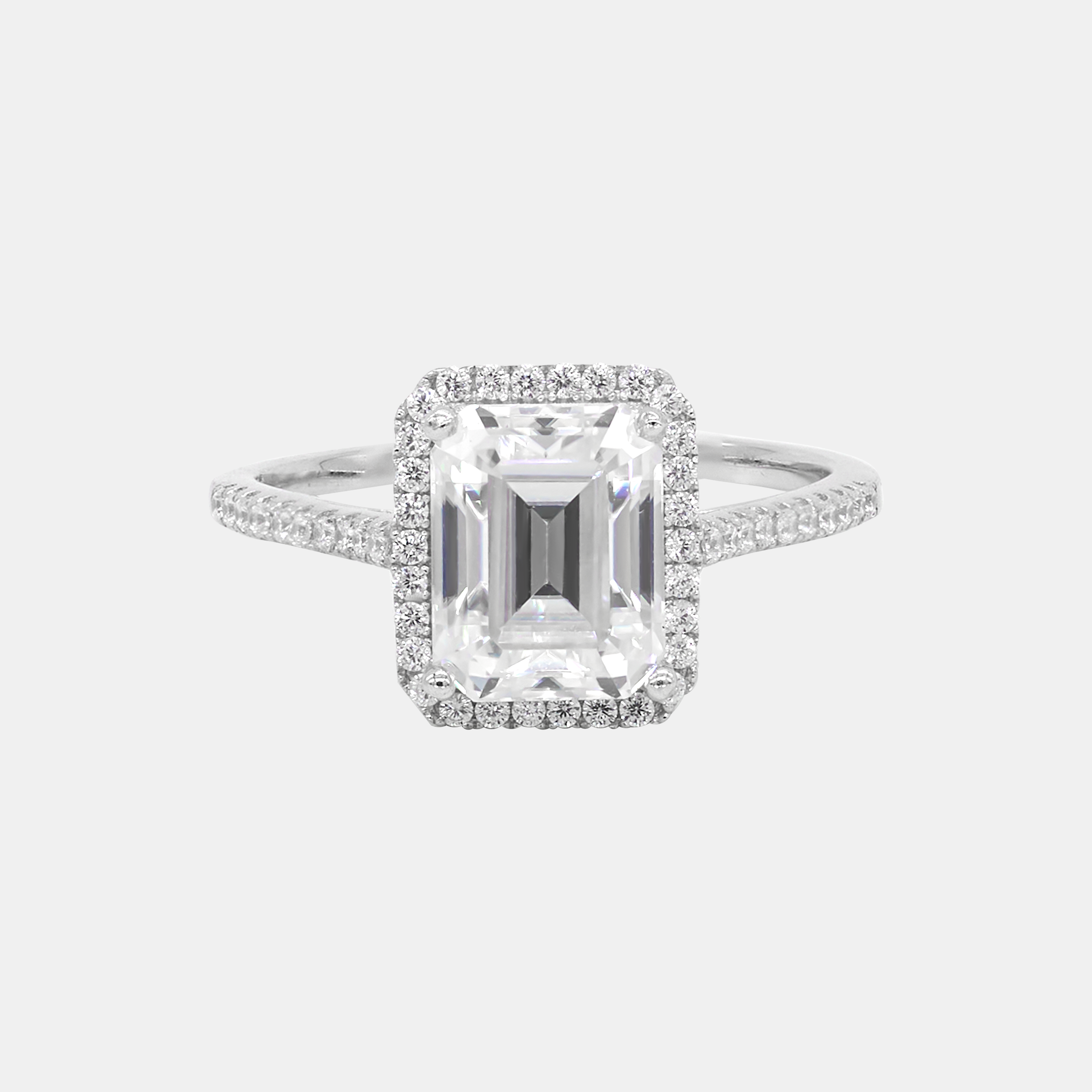 【#179】JUSTINA Moissanite Ring