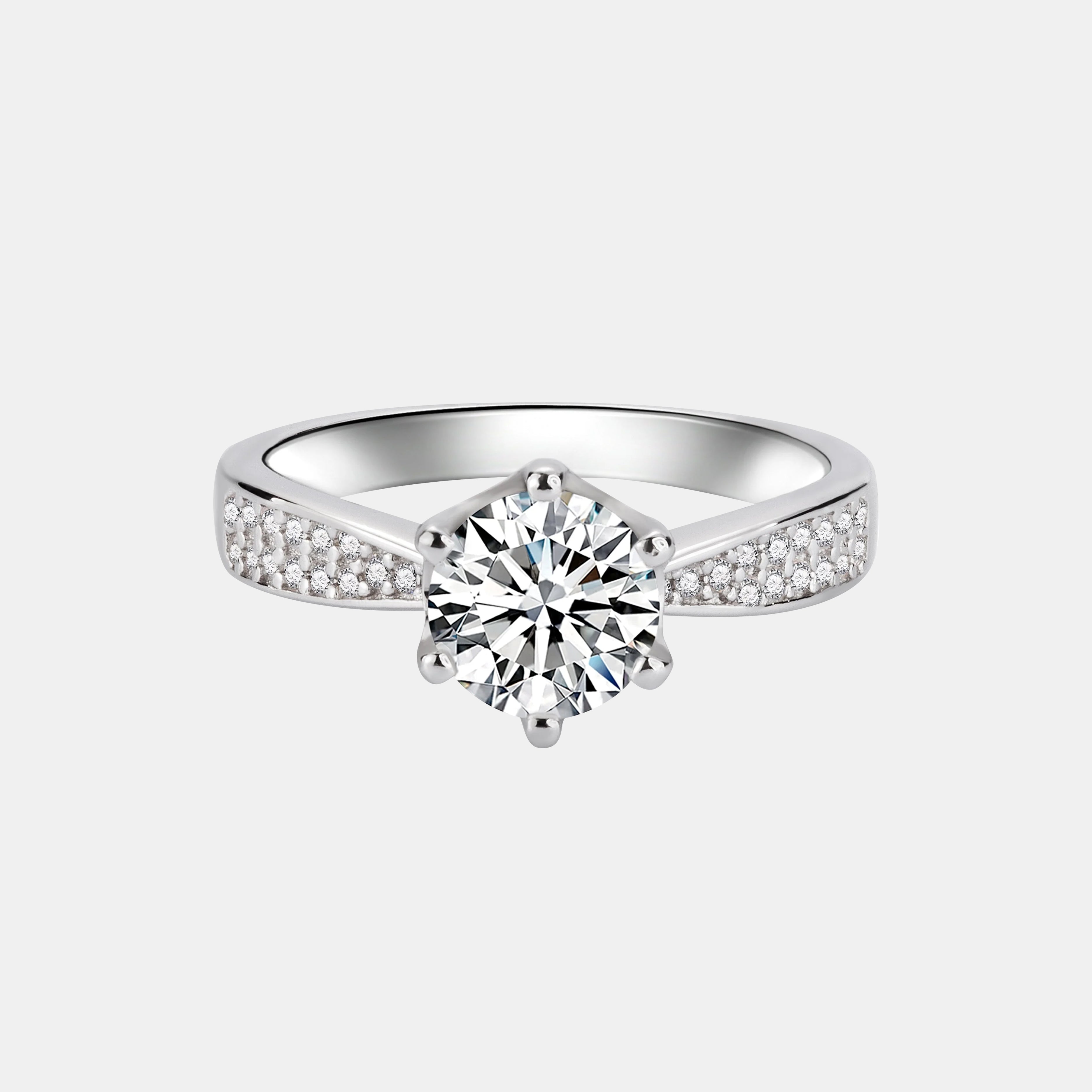 【#11】925 Sterling Silver Moissanite Rings