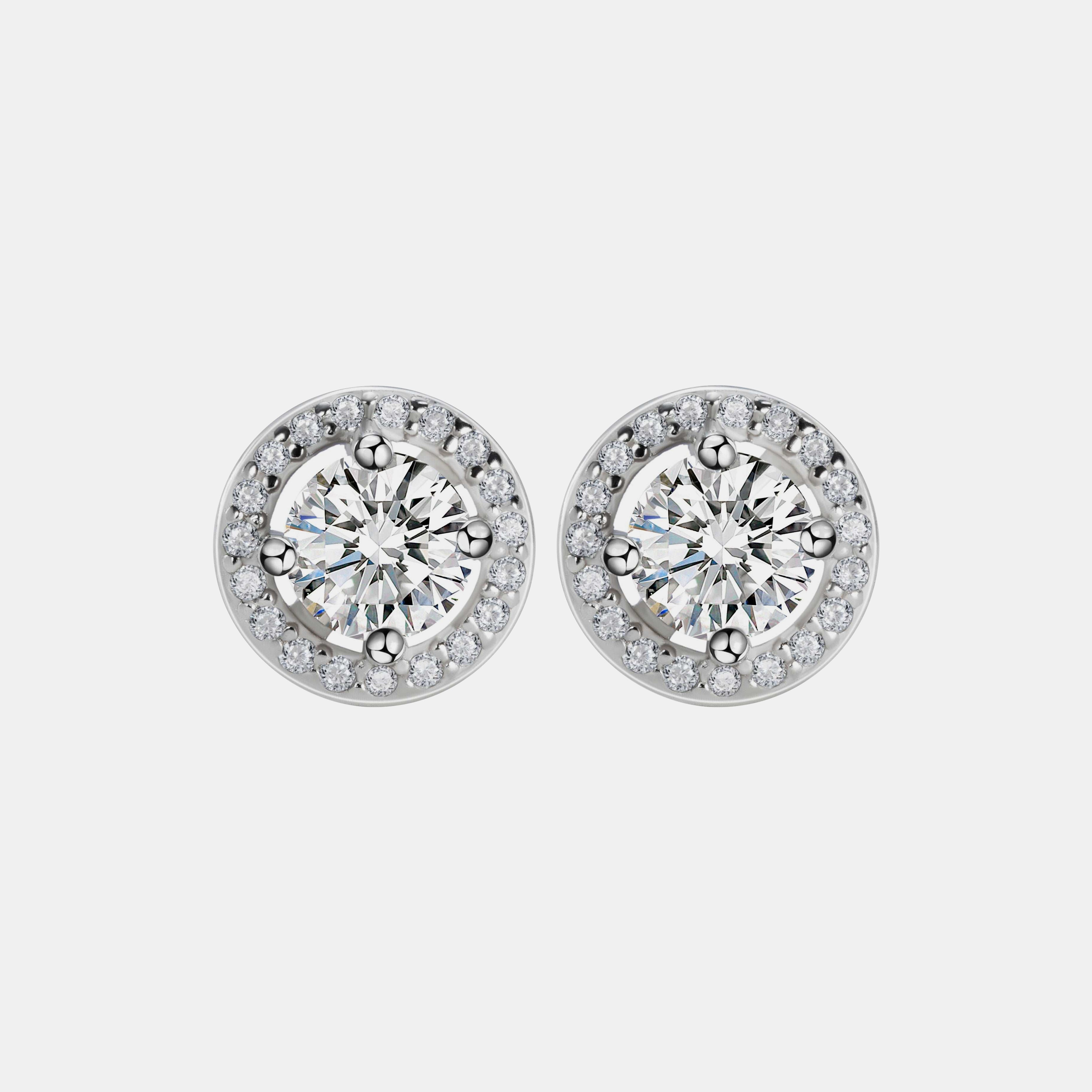 【#25】925 Sterling Silver Moissanite Earrings