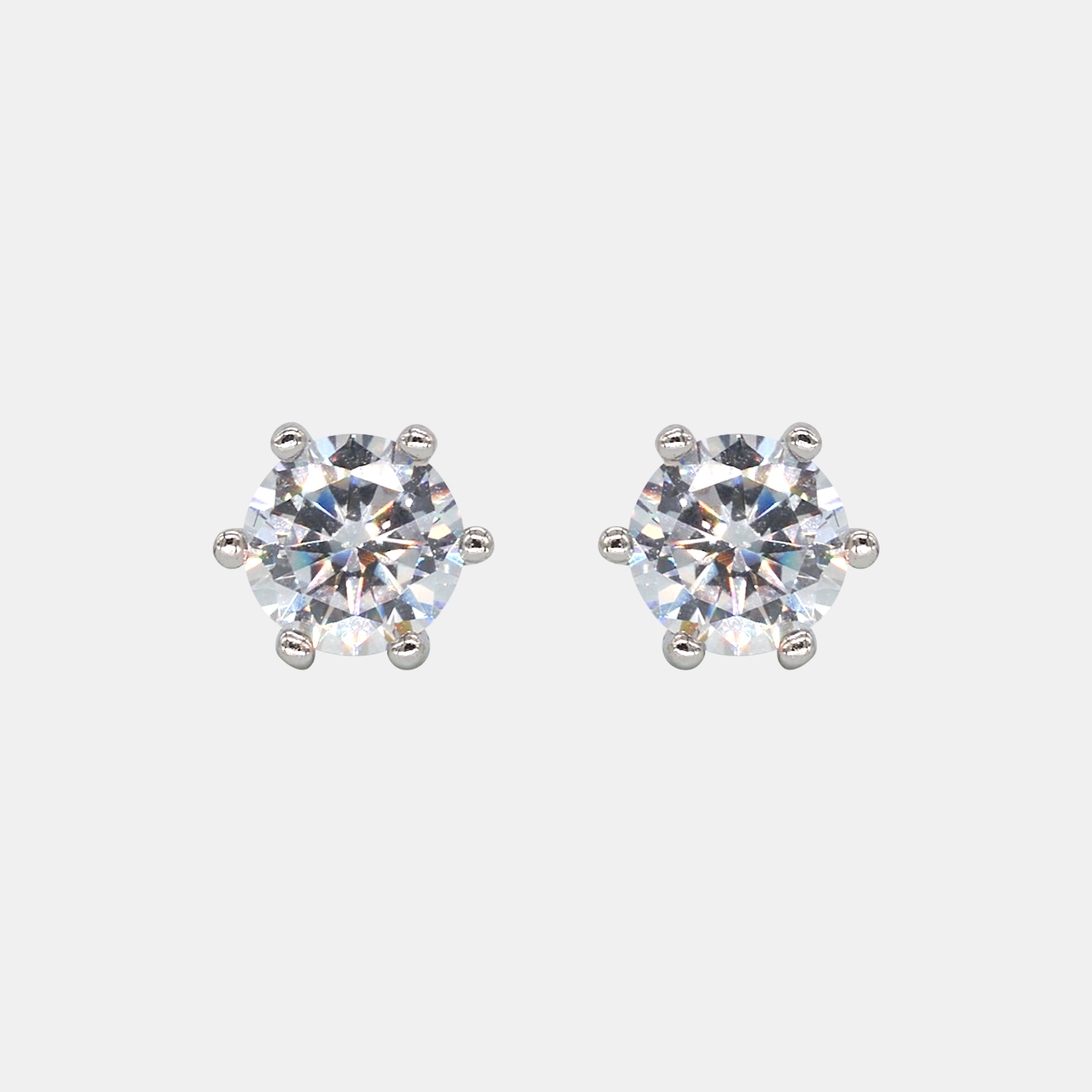 【#263】925 Sterling Silver Cubic Zirconia Earrings