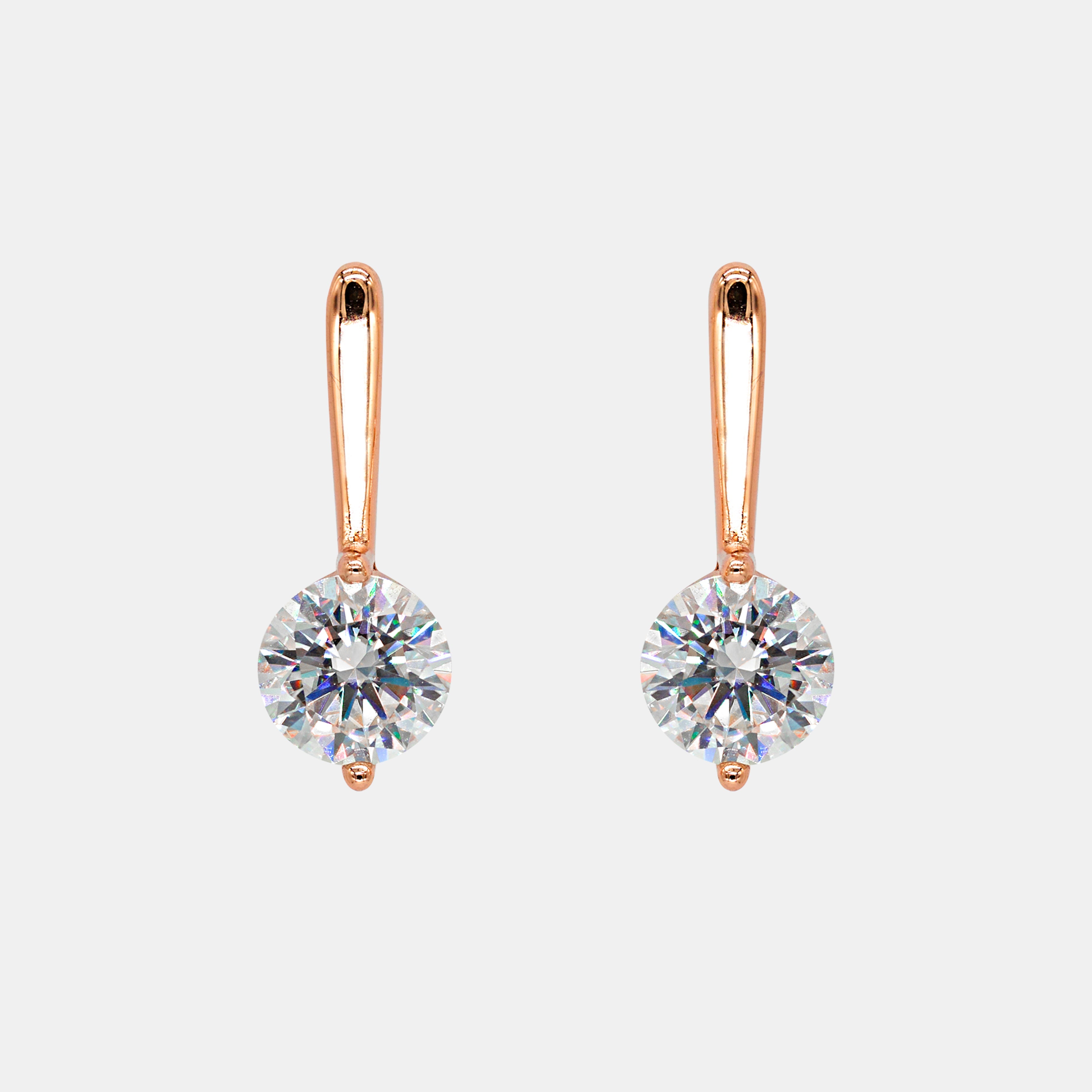 【#244】925 Sterling Silver Moissanite Earrings