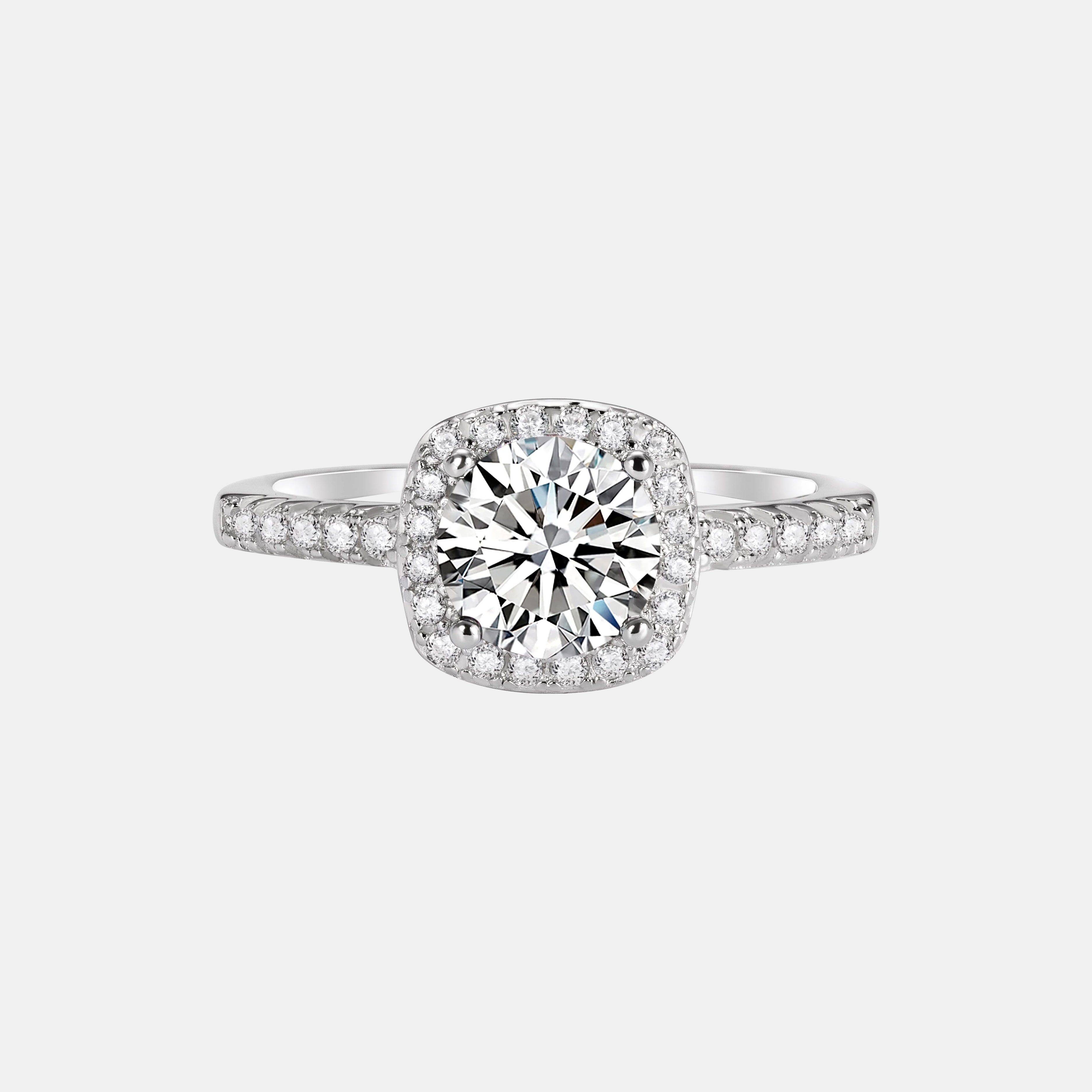 【#13】925 Sterling Silver Moissanite Ring