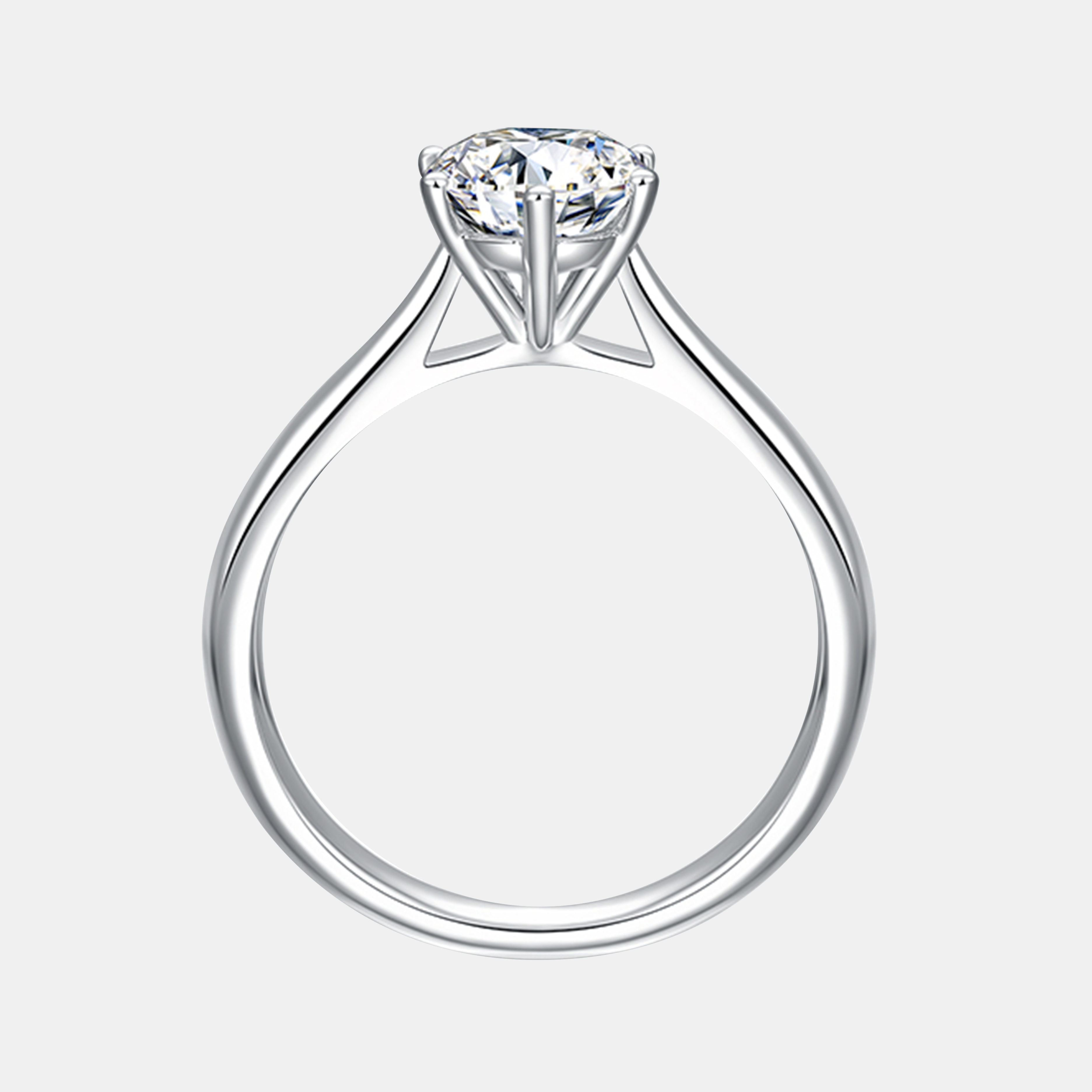 "The Shakespeare" 6-Prong Lab Diamond Ring