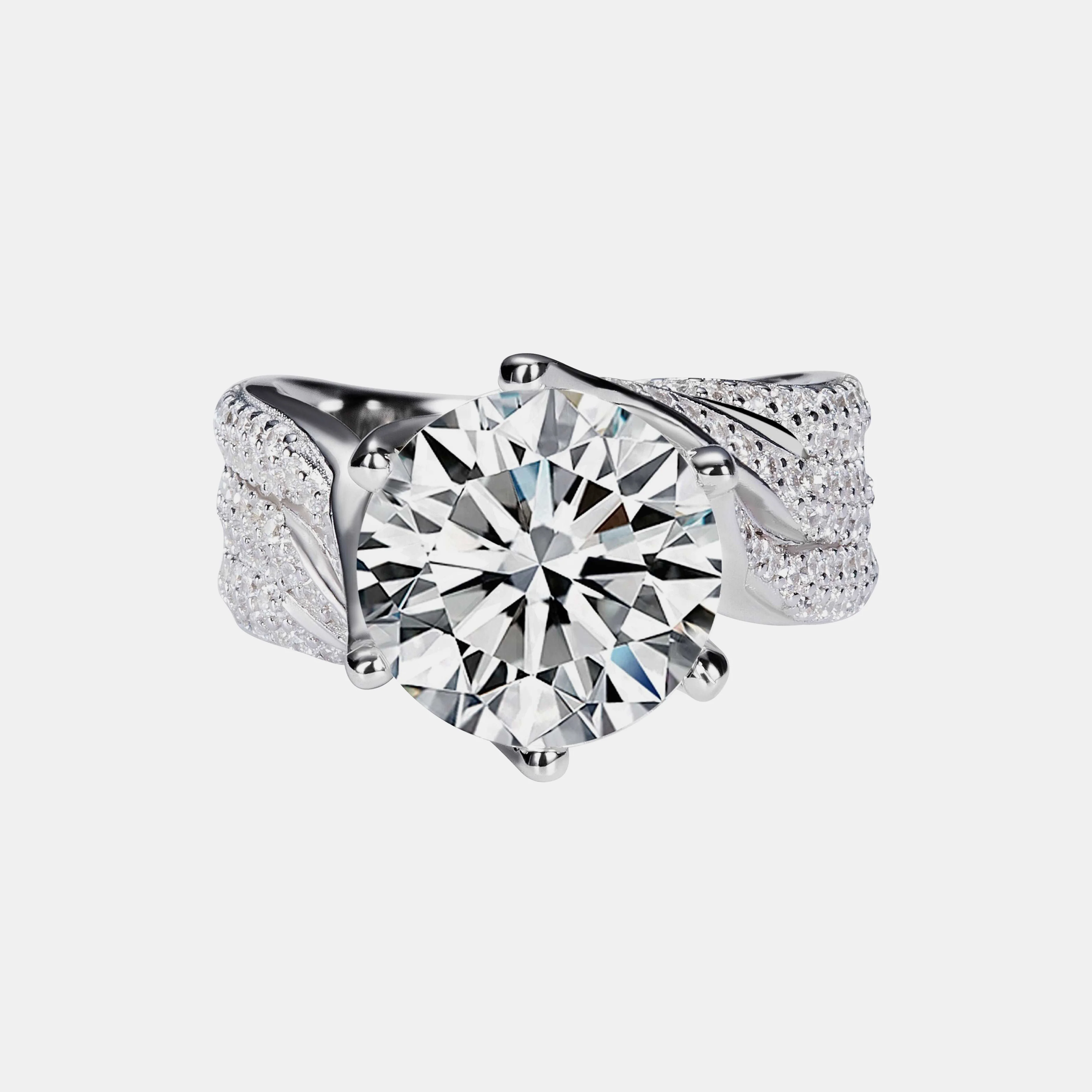 【#5】925 Sterling Silver Moissanite Rings