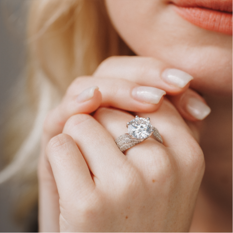 【#5】925 Sterling Silver Moissanite Rings