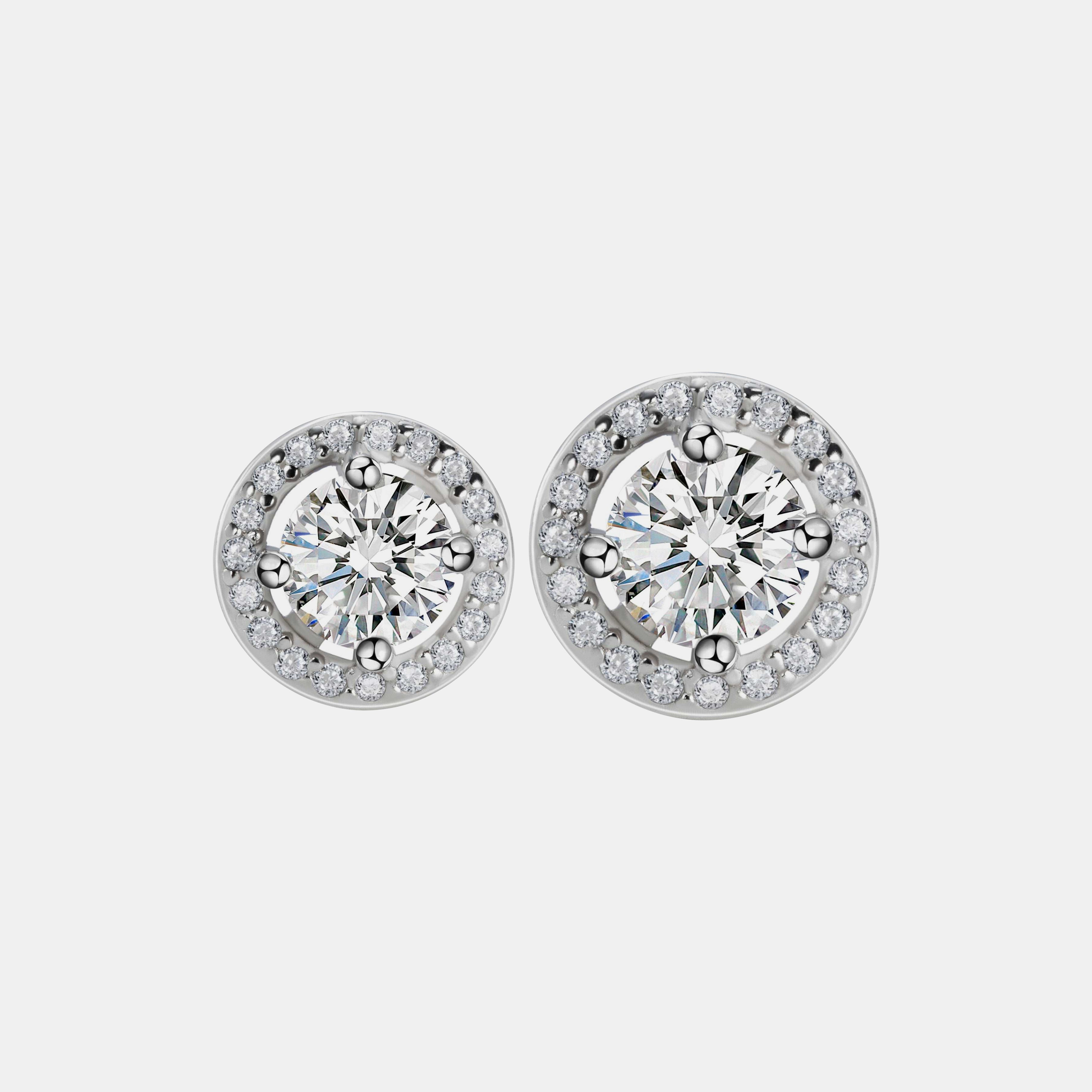 【#25】925 Sterling Silver Moissanite Earrings