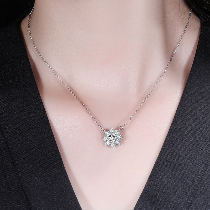 【#235】925 Sterling Silver Moissanite Necklace