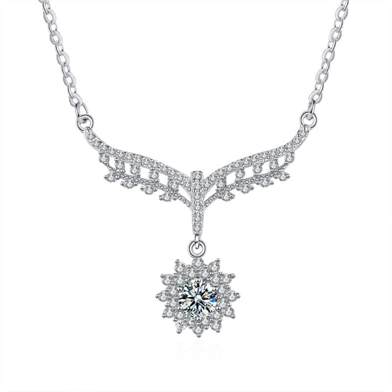 【#236】925 Sterling Silver Moissanite Necklace